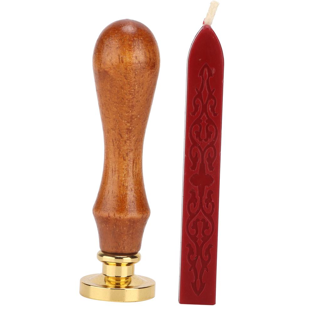 Wax Seal Stamp Kit Clear Pattern   Classic Sealing Kit for Envelopes Invitations Weddin