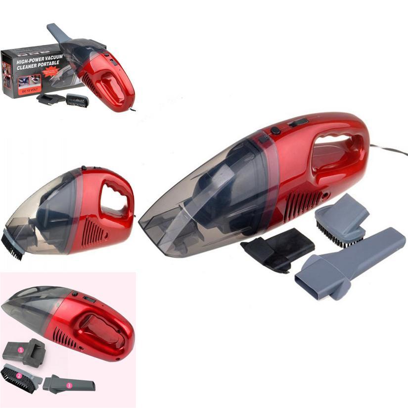 Car Vacuum Cleaner With 120w Power Dry Wet Usb Charging For Vehicle Interior Cleaning