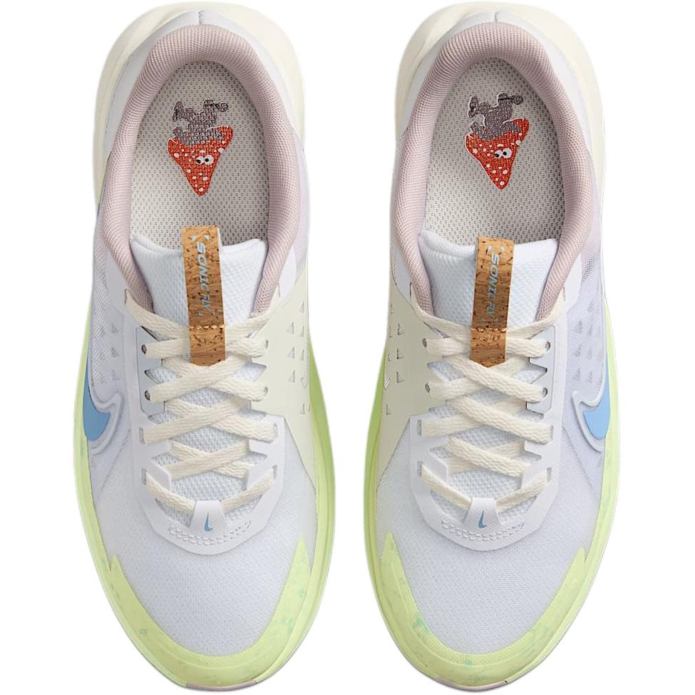 Nike Sonic Fly GS White Psychic Blue Fluorescent Kids Sneakers Cream Sail Fluorescent-Yellow IB8886-141