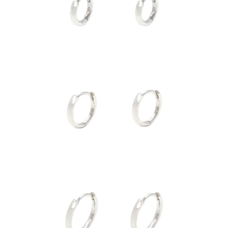 Aphrose Pure Circle One-Touch Earrings