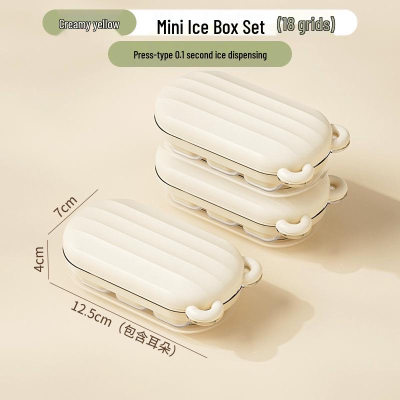 Cartoon Ice Cube Tray Mold for Baby Food with Lid - Food Grade Freezer Compartment for Homemade Frozen Treats