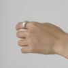 Oar [Silver925] Oar Cloud Volume Ring [Matte Silver]