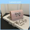 Bowknot Color Solid Single Shoulder Crossbody Square Bag Women Fashion Gift