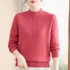 Women's Winter Velvet High-Neck Top: Fashionable Clothing for Middle-Aged Women (40-60 Years)