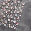 5D Deep Sea Fish Nail Art Stickers Shimmery Bubble Colorful Marine Life Nail Decals Ocean Self Adhesive Manicure Decal