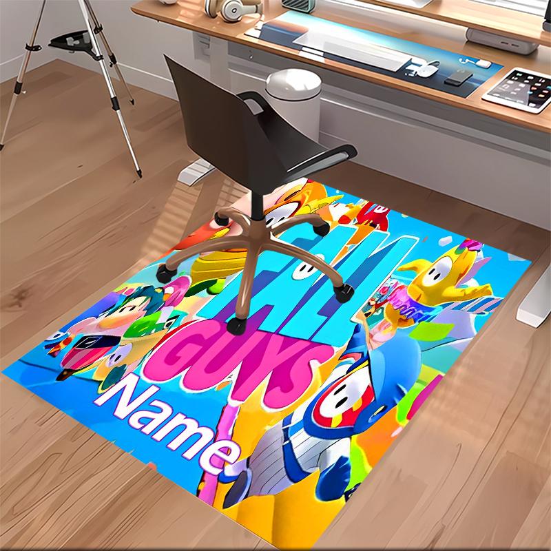 Custom personalization Stumble Guys Print Area Rug - Soft, Washable Non-Slip Indoor Mat,Living Room,Home&Office Decorative Rug