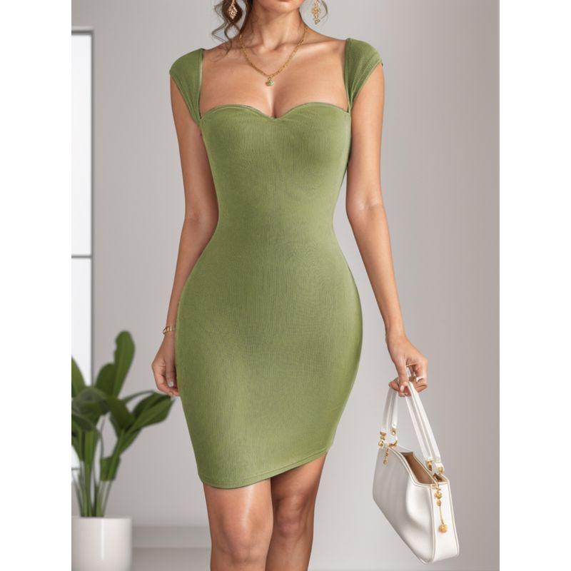 Small Summer New Arrival European and American Nightclubs Sexy Slim Fit Slimming Sheath Sleeveless Dress Short Skirt Bottoming Skirt for Women