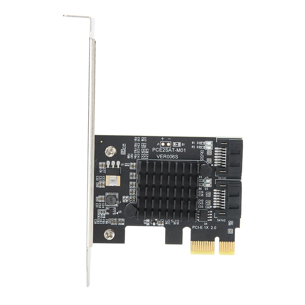 PCIE To 2Port SATA 3.0 Expansion Card PCI Express SATA Adapter Support AHCI1.0 IDE Mode