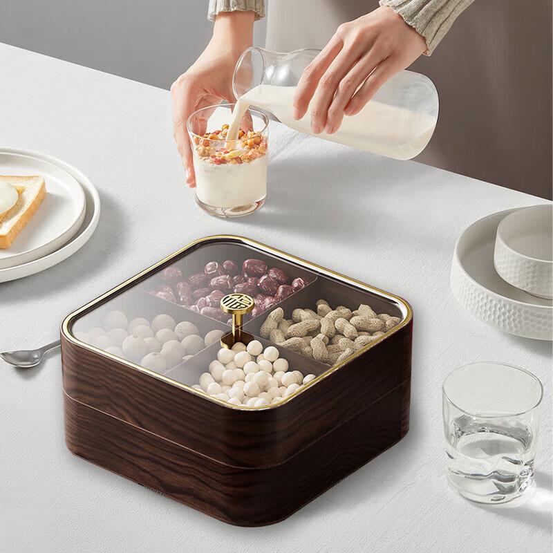 Китайская деревянная двухслойная коробка для конфет Pabei