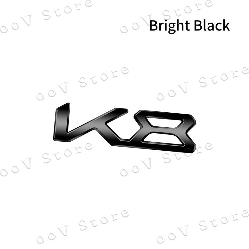 3D Metal K3 K5 K8 Logo Car Fender Side Rear Tail Trunk Emblem Sticker For KIA Sportage K9 Forte Ceed Sorento Cerato Rio Soul  FZ3