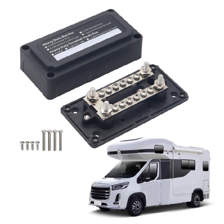 Streamlines Wire Connections with 300A Power Distribution Box for Vehicles Boat
