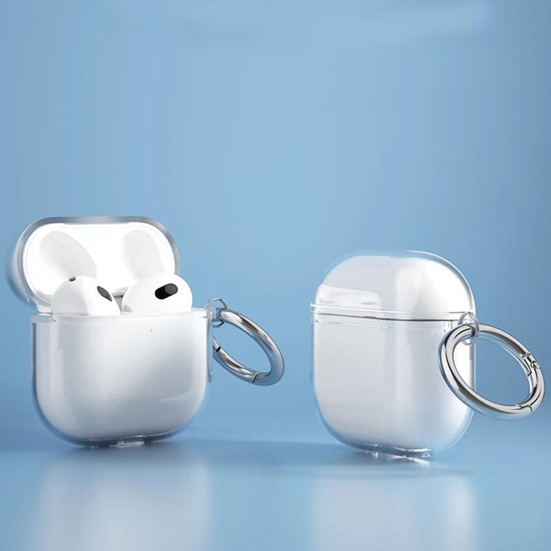 Transparent Shockproof Earphone Case For Apple AirPods 4 Protective Case For Airpods 4 TPU Earphone Protective Shell Accessories