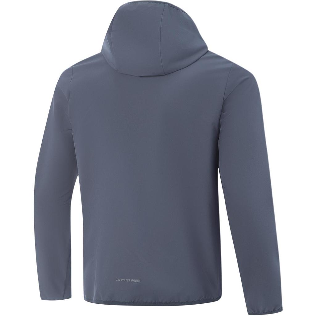 Li Ning Fitness Series Hooded Comfortable Simple Solid Color Versatile Casual Sports Jacket Men Jacket AFDVE81-11