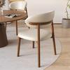 Italian Solid Wood Dining Chair with Backrest for Home, Dining Room, or Restaurant Use