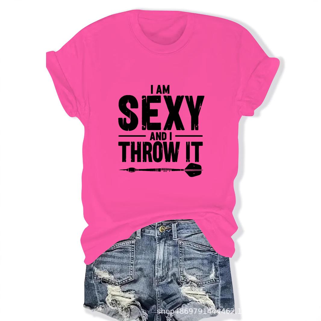 

Women s Round Neck Fashion T-Shirt for International Trade Double Extra Large абрикосовий