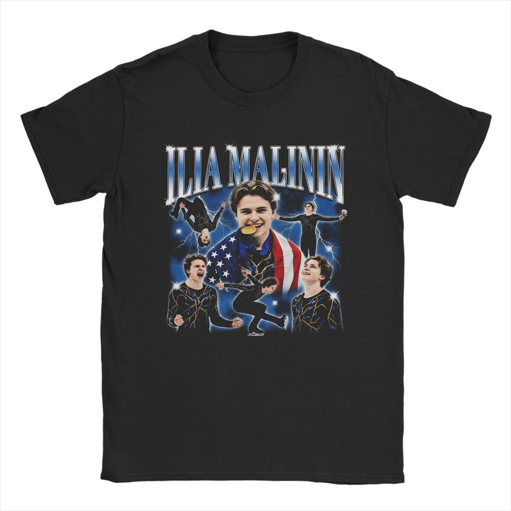 Unisex TShirt Ilia Malinin Funny Cotton Tee Shirt Short Sleeve T Shirt Crew Neck Clothing XL XL