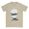 Funny Gojo Satoru T-Shirts for Men Round Neck 100% Cotton T Shirts JJK Anime Short Sleeve Tee Shirt 5XL Tops
