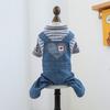 PETCIRCLE Pet Circle Dog Quad Pet Clothing Clothing Corduroy Good Friends Overalls Collection