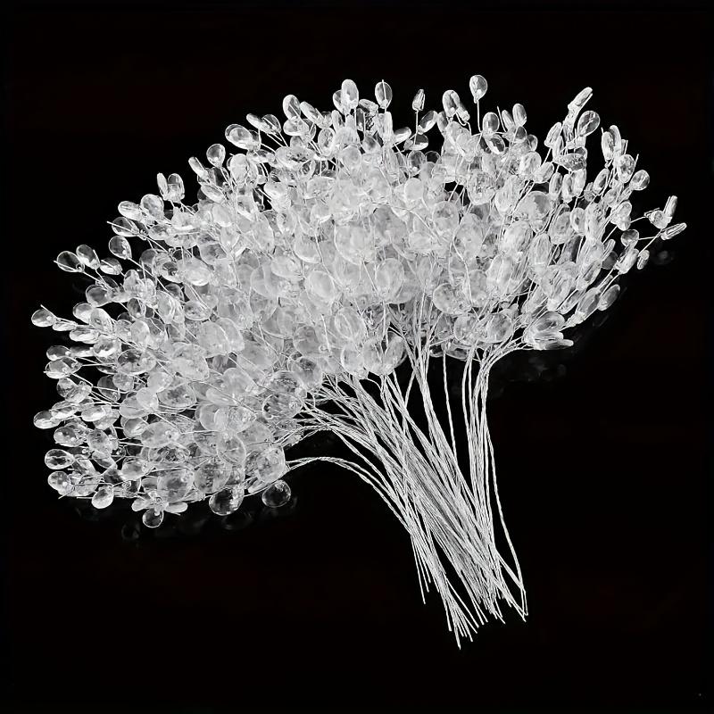 

10pcs Romantic Transparent Water Drop Strings Crystal Acrylic Beads Drop Strings Wedding Festival Party Decorations