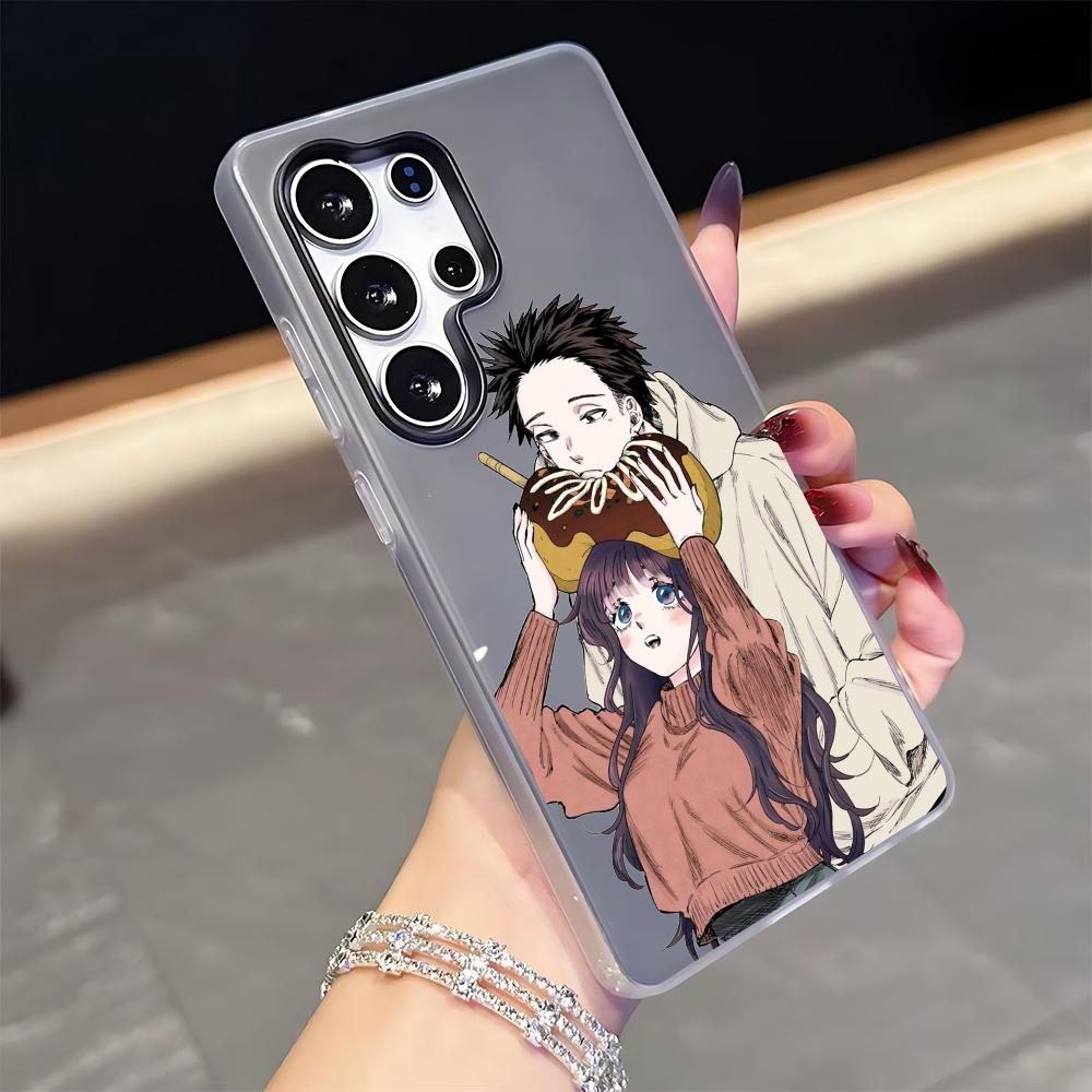 Kaoru hana wa rin saku Kaouruko Waguri Handyhülle für Samsung S26 S25 S24 S23 S22 S21 FE Plus Ultra Schwarz 2-in-1 Jelly Silikon
