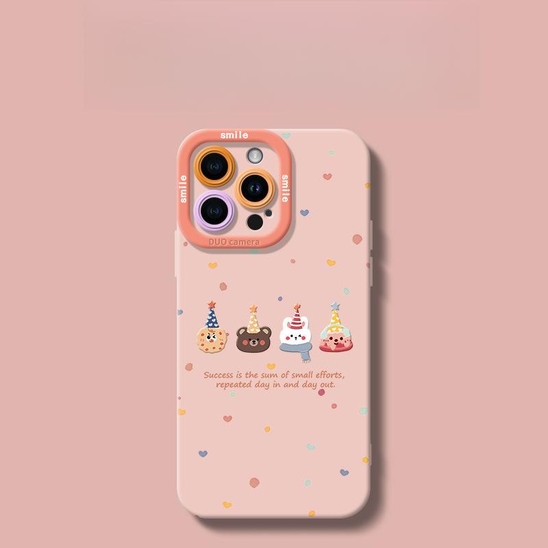 Weihnachten Kompatibel Apple 16/15 Plus Matt 14 Silikon 13mini Hülle 12promax Handyhülle