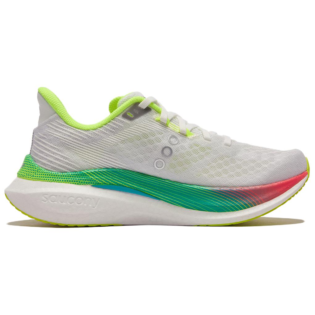 SAUCONY Endorphin Speed 5 Mutant Storm Nylonplatte Weiche Bequeme Unterstützung Laufschuhe Damen Sneaker Weiß Schwarz S101391-1004