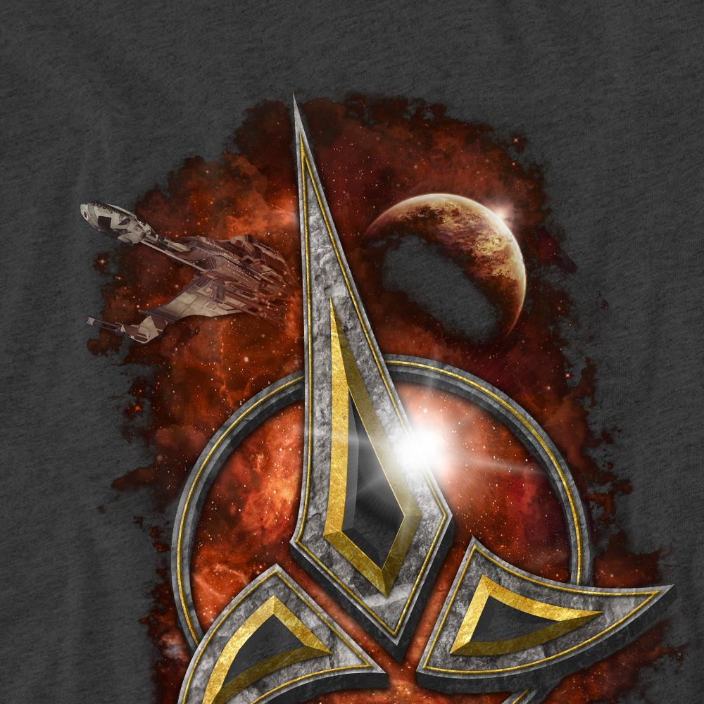 Star Trek Unisex Adult Klingon Crest T-Shirt