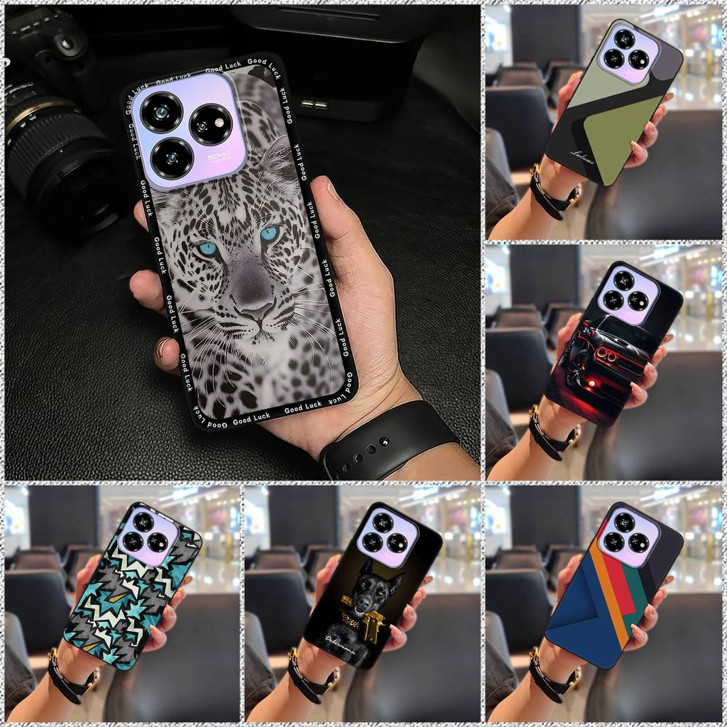 Phone Pouch Silicone Phone Case For ZTE Blade V60 Design/Axon 60 Lite Anti-dust Cartoon Dirt-resistant Anti-knock TPU