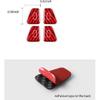 BETTERHUMZ Door Open Button Sticker Compatible with Tesla Model 3 - Model Y 2024- Carbon Fiber Door Lock Switch Trim Interior Accessories (Red)