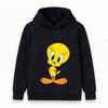 Kids Boys Girls Cute Yellow Cartoon Bird Printed Pullover Hoodie Soft Casual Long Sleeve Hooded Sweatshirt For Daily Home Outdoor Wear