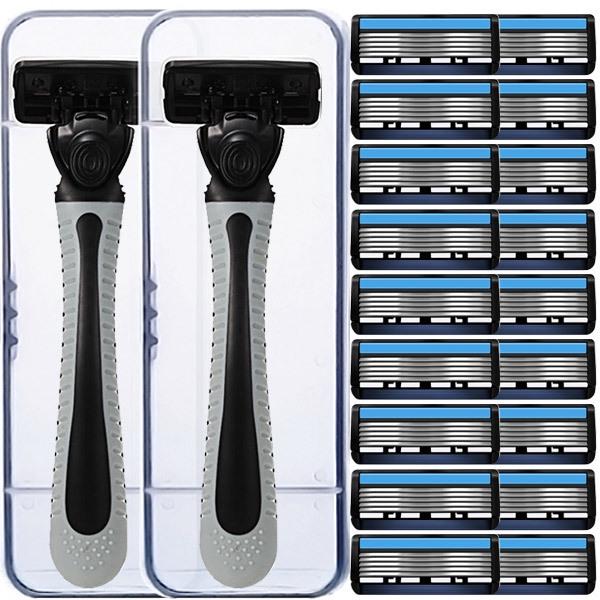 6-Blade Men's Manual Disposable Shaving Razor