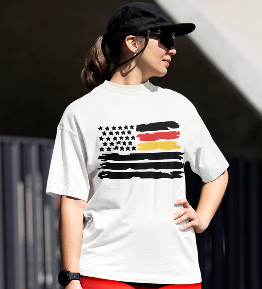 Make Germany Great Again Deutschland DE afd Damen  T-shirt Baumwolle