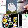 20 Pcs Car Windshield Sticker Applicator Static Cling Window Film For Christmas Easy Clear Vinyl Car Window Windshield Protection Film Sticker Auto