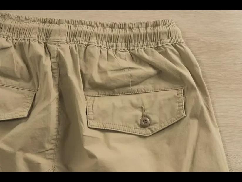 Pantaloni casual la modă pentru bărbați 2023 cu buzunare multiple și manșete - Salopete de lucru cu croială largă