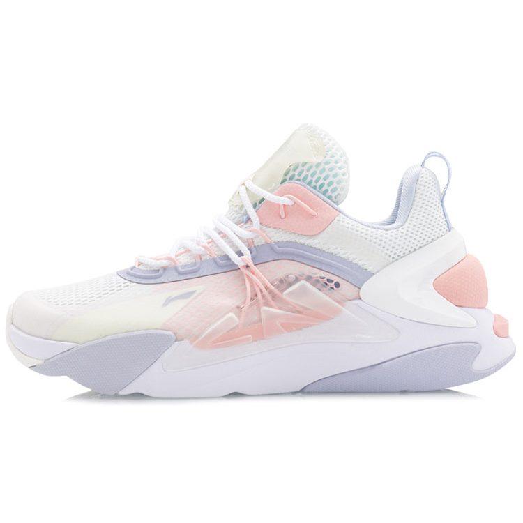 Li Ning Fire Cushioning Slip Resistant Abrasion Resistant Cushioning Slip Resistant Abrasion Resistant Low top AGLQ058-2