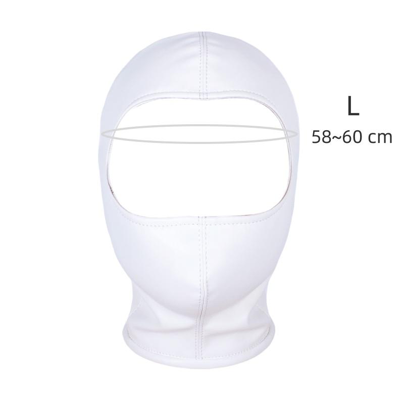 Sexy Leather Zipper Head Hood with Fetish Slave Bondage Mask Costume for Couples BDSM Cosplay Restraint Flirting Sex Toy