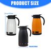 12V 24V Car Electric Kettle 680ml Fast Boil Heating Cup Heated Water Cup For Long Journeys Commuting Convenience