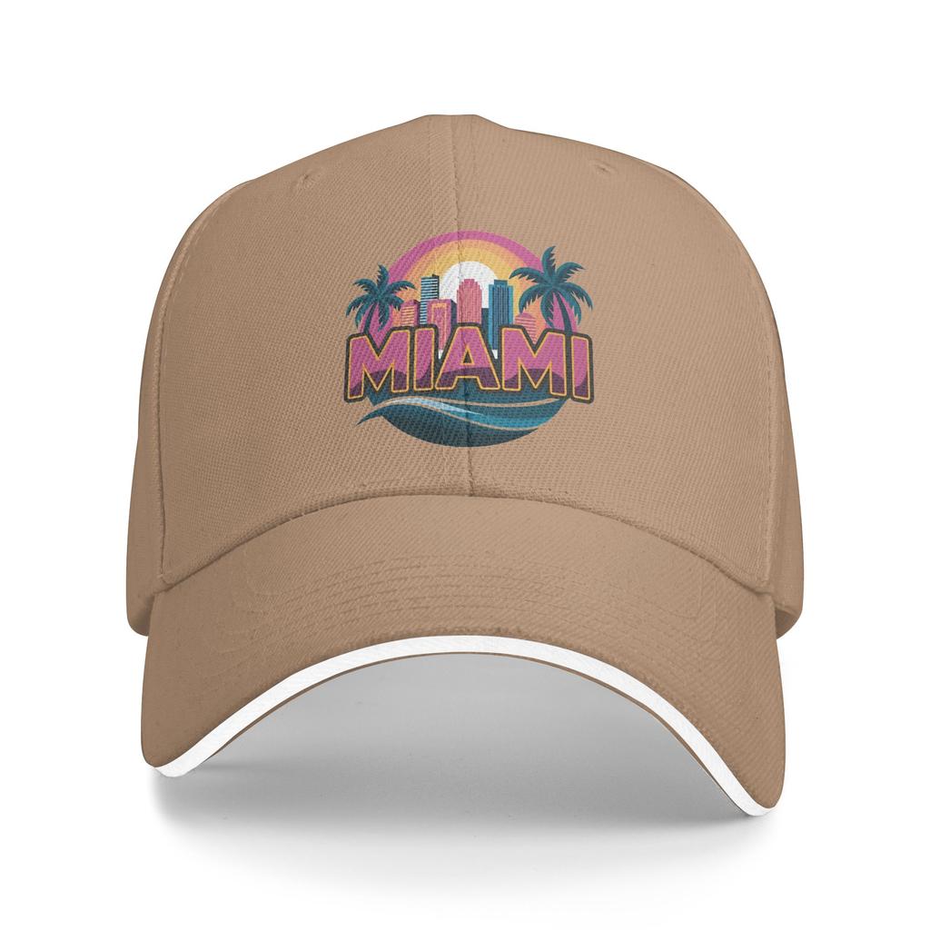 Haiti Flag Emblem Distressed Vintage  Sandwich Cap Fitted  Cap Sun Hats Adjustable Polyester Baseball Cap High Quality