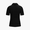 FAIRLIAR GOLF Scarf Set Open-Neck Sleeve T-Shirt (Black)