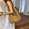 IELGY Lazy Loose Feel Shoulder Large Capacity Bag Summer Seaside Vacation Straw Beach Bag