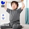 Mini Balabala Men's and Women's Home Clothes Summer New Family Antibacterial Pajamas (Single Top)