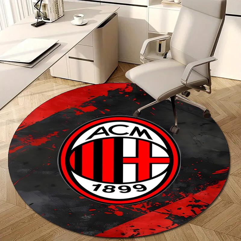 1pc Football Team (73) Design Printed Area Round Carpet for Bedroom Living Room Home Decor Rugs Mat Non Slip Mat Rug for Bedside