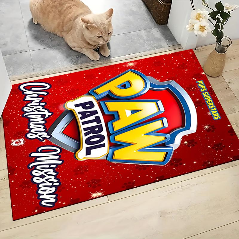 1Pc Paw Patrol Adventure Carpet Rug Soft Washable Antislip Home Living Room Sofa Mats Personalized Christmas Rug