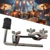 Drum Extension Clamp Drum Support Drum Holder Stand Drum Clamp Extension Clip Cymbal Drum Arm Stand Holder with Felt Pad
