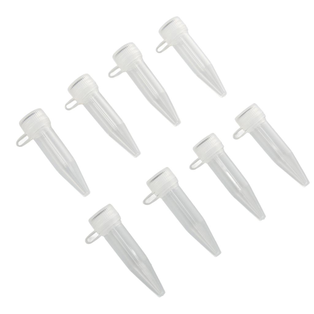 500pcs Microcentrifuge Tube Professional Clear Polypropylene 1.5ml Centrifuge Tube with Snap Cover for Laboratory