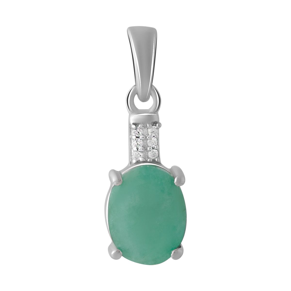 

Silver Pendant with Emerald 2.424ct (2062011) смарагдовий