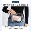 ideamall Clear Waist Pouch Perfect for Work or Your Favorite Favorites Bag, Transparent, Waterproof, Vinyl,