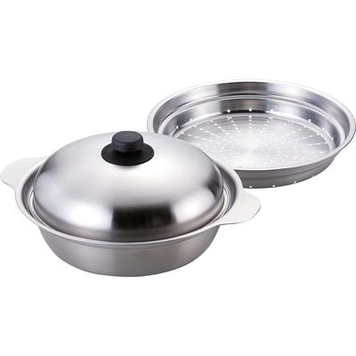 Takumiya 26cm Stainless Steel Table Pot and Steamer Set IH Made In Japan TY-030