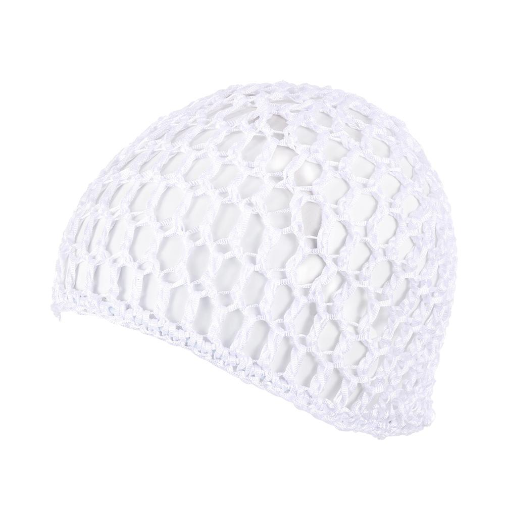 1PC Soft Knit Hair Net Rayon Knit Snood Hat Mesh Hair Care Cap Crochet Sleeping Night Cover Turbans Styling Tool Accessories