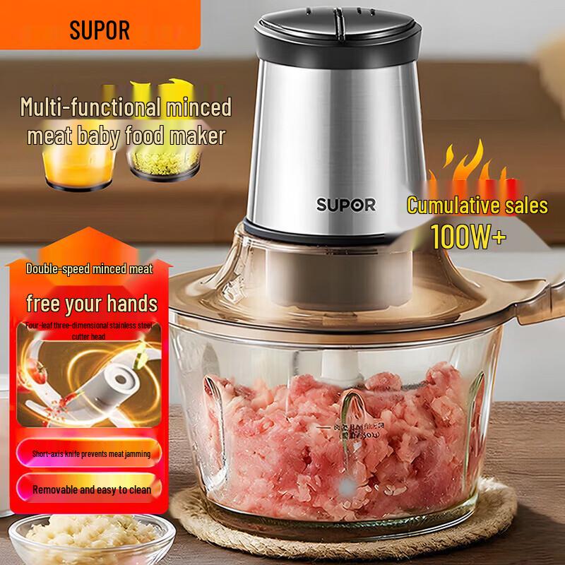 SUPOR Electric Meat Grinder and Food Processor